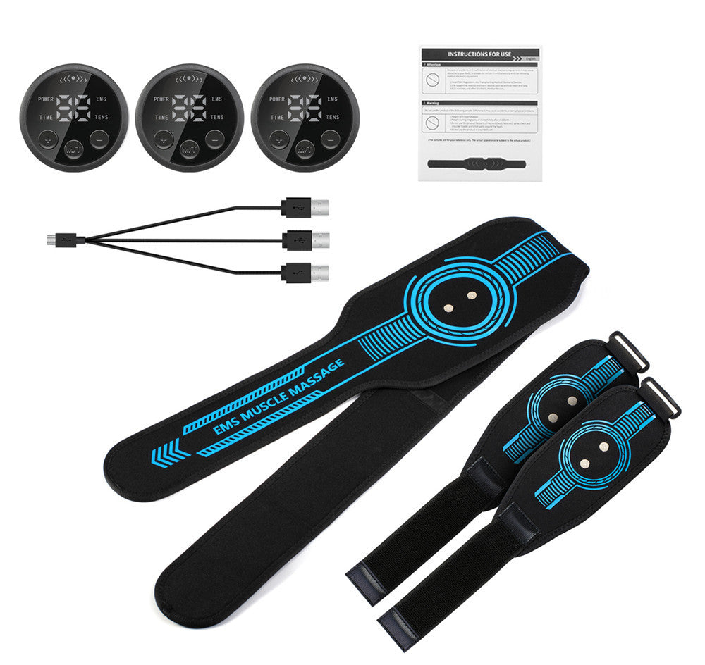 5-Piece EMS Ab Belt Massage Trainer Set