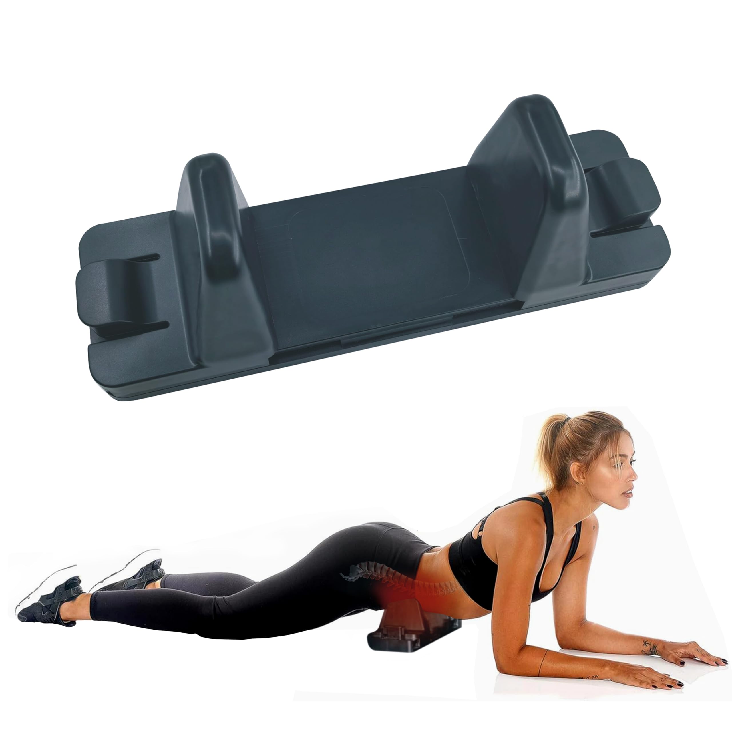 HERPLA Fully Adjustable Hip Stretcher for Psoas Advanced Back Stretcher for Lower Back Pain Relief Pain Relief Sciatic Nerve Shoulder Stretcher and Hip Flexor Stretch